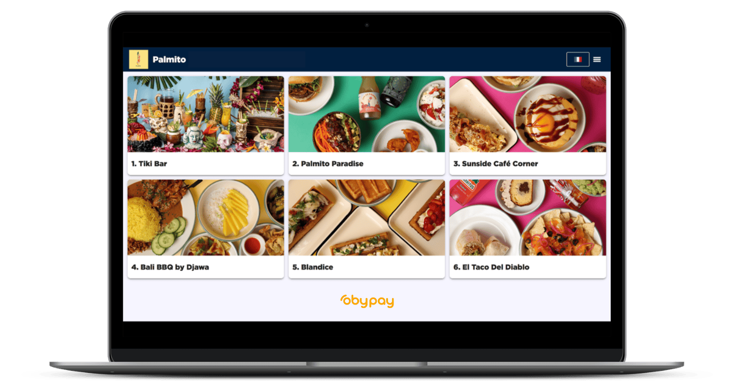Food court: obypay's digital solution lets you order from several shops